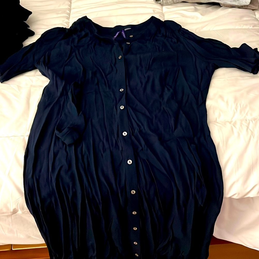 Seraphine navy dress